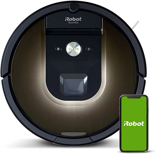 iRobot Roomba 981 Robot Vacuum-Wi-Fi Connected Mapping, Works with Alexa, Ideal for Pet Hair, Carpets, Hard Floors, Power Boost Technology, Black