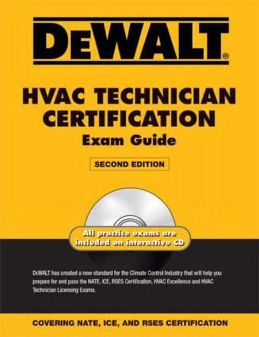 DEWALT HVAC Technician Certification Exam Guide 9780979740305 Used / Pre-owned