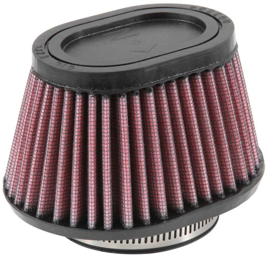 K&N Universal Clamp-On Air Filter: High Performance, Premium, Replacement Engine Filter: Flange Diameter: 2.4375 In, Filter Height: 2.75 In, Flange Length: 0.625 In, Shape: Oval Straight, RU-2780