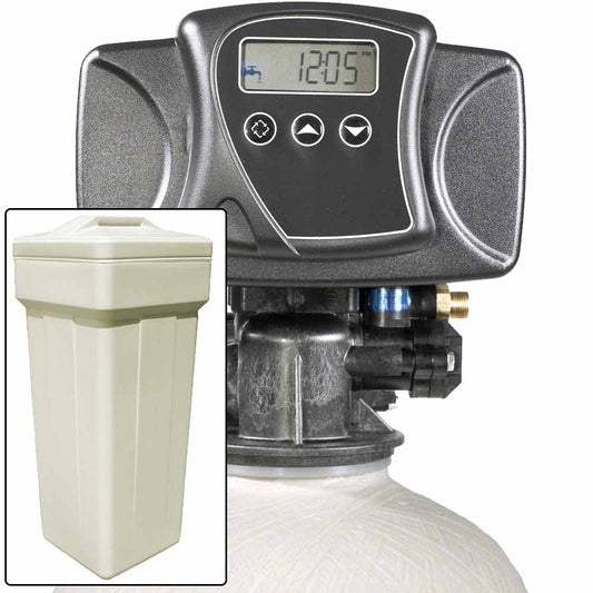 Water Pro Plus 15 with Fleck 5600SXT Water Softener and Multi Media Filter for Iron, Improved Sulfur, Tastes, & Odors