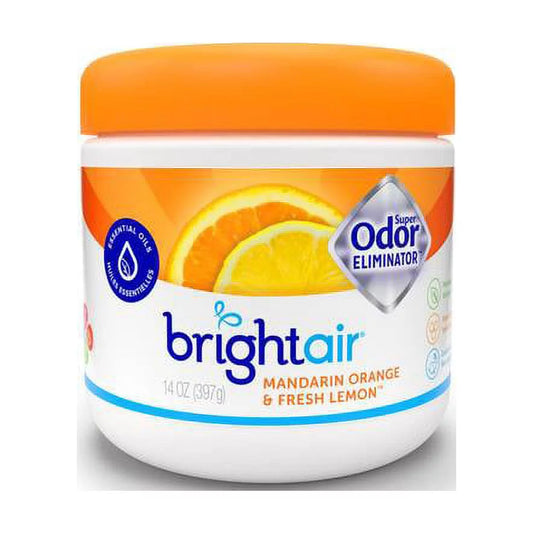 3PC Bright Air 14 oz Mandarin Orange and Fresh Lemon Super Odor Eliminator