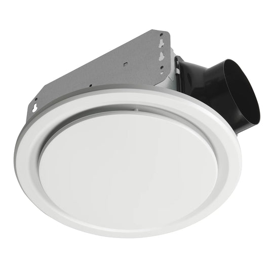 Homewerks 110 CFM Bathroom Ventilation Exhaust Fan, White