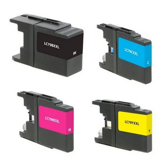 PrinterDash Compatible Replacement for BRTLC-79XXLXLVALBP - MultiColor Combo Pack