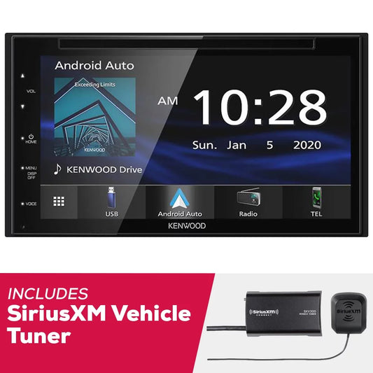 New Kenwood DDX5707S 6.8 DVD Receiver with Bluetooth and SiriusXM Vehicle Tuner