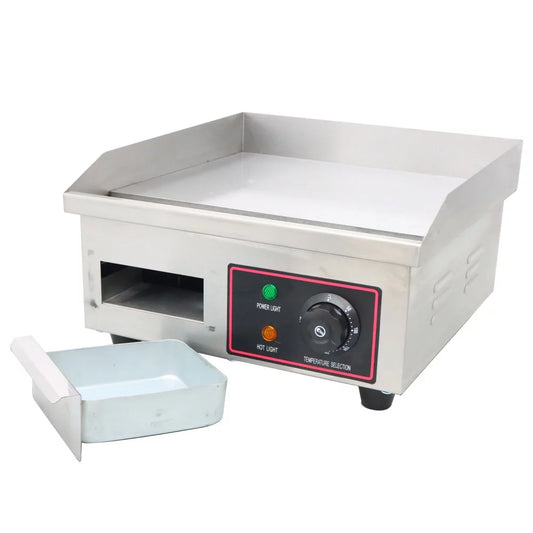 Techtongda Electric Griddle Heating Flat Grill Cooking Griddle Grill Teppanyaki Electric Heating