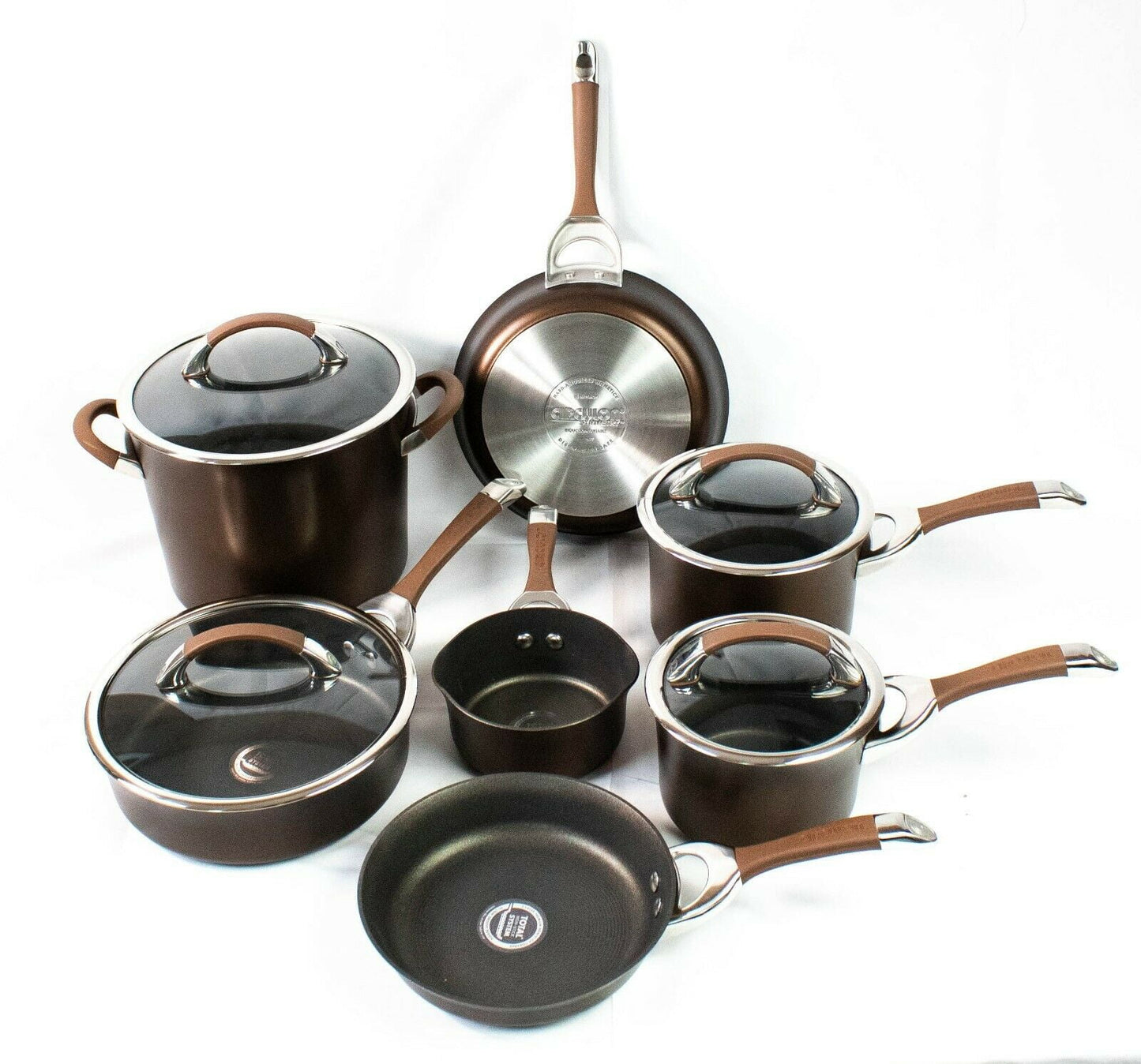 Circulon Symmetry Hard-Anodized Nonstick 11-Piece Cookware Set