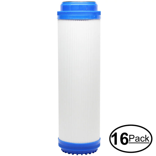16-Pack Replacement for Aqua Pure SST1 Granular Activated Carbon Filter - Universal 10-inch Cartridge for SST1 3M Aqua-Pure Whole House Water Filtration System - Denali Pure Brand