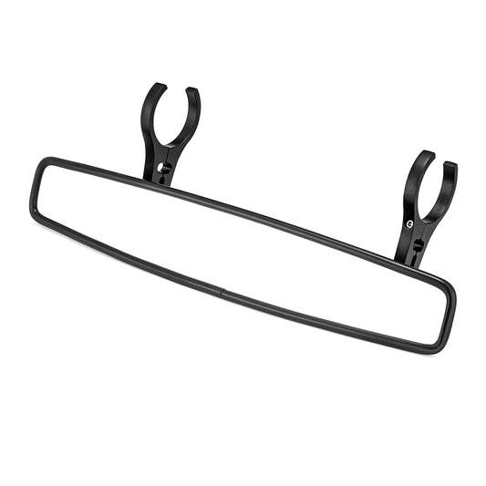 Arealer Universal Transport Vehicles Central Rearview Mirror 15'' Wide Rearview Mirror with 1.75 or 2inch Clamps Replacement for RZR PRO XP R CFMOTO ZFORCE Can-Am Commander Maverick 1000R 1000X