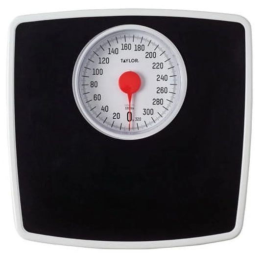 Mechanical Bath Scale With Easy To Read 5 Speedometer Dial, Large 12., Each