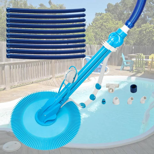 Ktaxon Swimming Pool Automatic Cleaner Clean Vacuum Hose Set, Swimming Pool Wiper