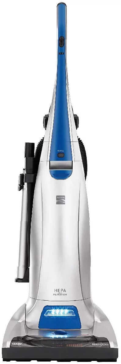 FJU Floorcare Upright Bagged Vacuum, Blue/Silver