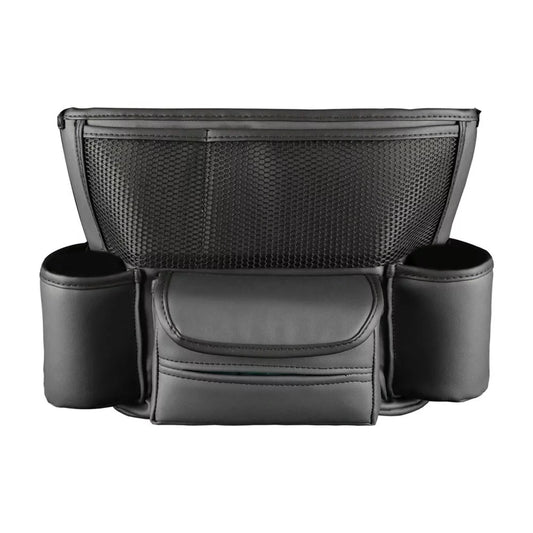Docooler Car Storage Bag Center Console Storage Organizer Front Seat Leather Barrier Handbag Holder Large Capacity