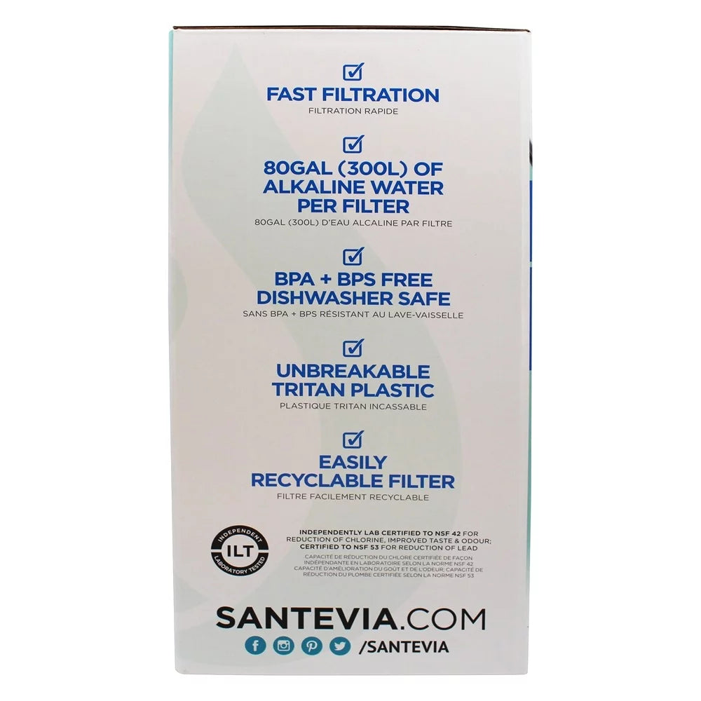 Santevia Water Systems 2381689 Mina White Pitcher