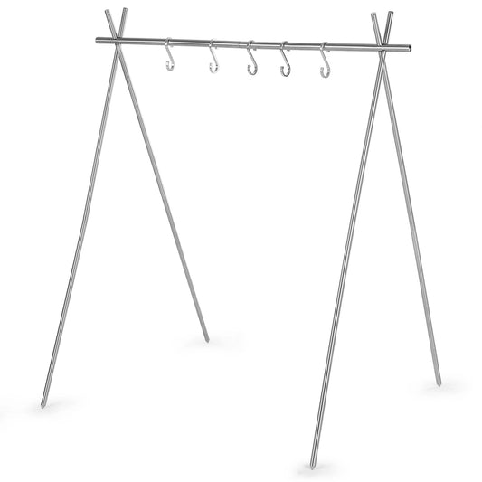 OWSOO Hanger,Steel Pot Clothes Stainless Steel Pot Collapsible Stainless Steel Portable Collapsible Stainless Pliable De Pour Arealer Pour Le De Support Portatif Pliable De De Pot Portatif Pliable De