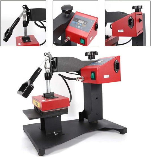 Miumaeov 6 in 1 Pen Heat Press Machine, Pen Heat Press Transfer Machine, Digital 3D Sublimation Heat Press Machine Logo Transfer Printing Machine for DIY Pen Printing 110V 350W
