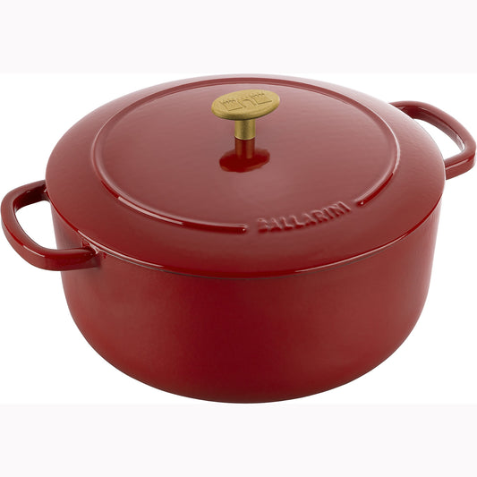 Ballarini Bellamonte Cast Iron 5.75-qt Round Dutch Oven - Pomodoro Red