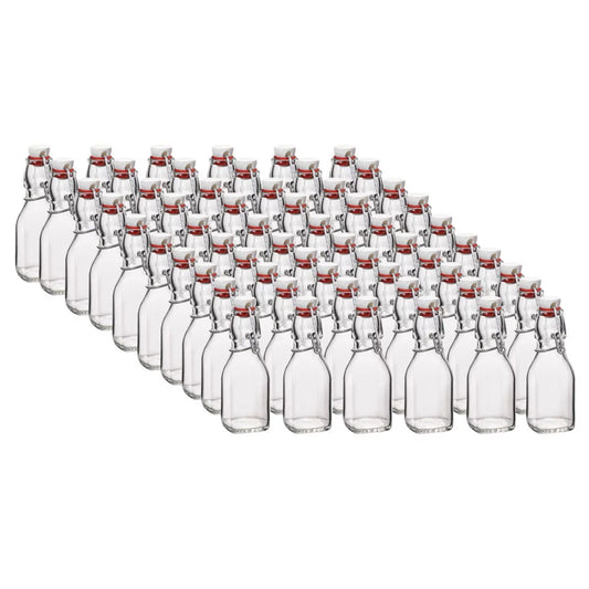 Bormioli Rocco Swing Top Glass Bottles (Set of 60) | 4.25oz