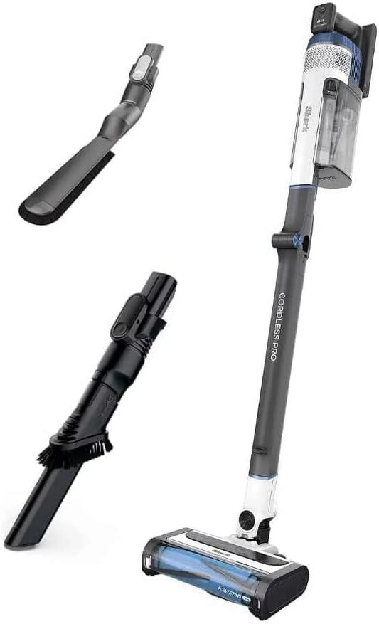 Open Box SHARK Pro Cordless Vacuum Clean Sense IQ & MultiFLEX UZ565H - White/Blue