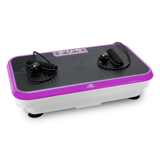 Restored PowerFit Elite Vibration Platform with Exercise Bands & Mat (Refurbished)
