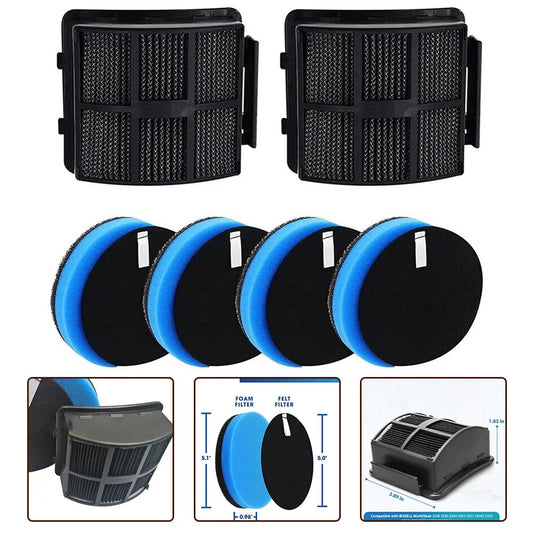 Filter Kit for Bissell 2998 2999 2849 3000 3057 2849 28524 Vacuum, Part 1625641