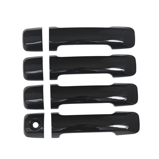 NINTE Door Handle Cover for 2007-2019 Toyota Sequoia/Tundra CREW MAX Black