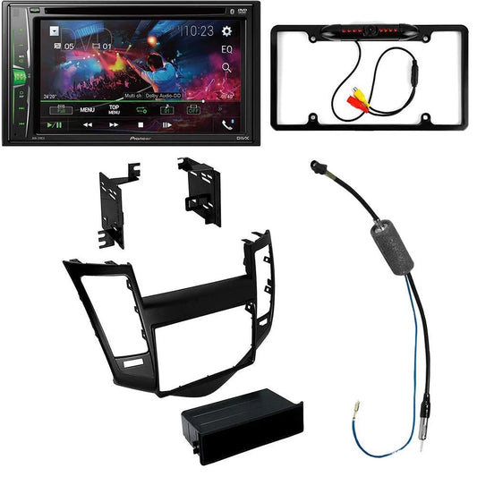 KIT4801 Bundle for 2016 Chevrolet Cruze W/ Pioneer AVH-241EX Double DIN Car Stereo with Bluetooth/Backup Camera/Installation Kit/in-Dash DVD/CD AM/FM 6.2 Touchscreen Digital Media Receiver