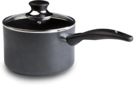 T-Fal Specialty Non-Stick 3-Quart Handy Pot Sauce Pan with Glass Lid, Black