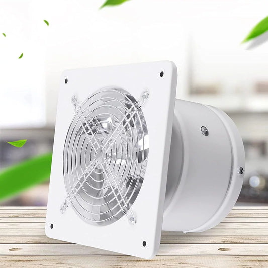 Miumaeov 6 Exhaust Fan 382 CFM Wall Mounted Vent Fans, Ventilation Blower for Attic Garage Kitchen Bathroom Basement Ventilation Fan 110V 40W White