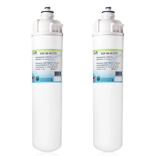 Swift Green Filters SGF-96-45 CTO Compatible Commercial Water Filter for EV9607-00, Made in USA (Pack of 2)