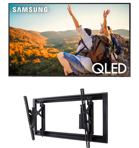 Samsung QN50Q60CAFXZA 50 QLED 4K Quantum HDR Dual LED Smart TV with a Sanus VLT7-B2 42-90 Large Advanced Tilt 4D TV Wall Mount (2023)