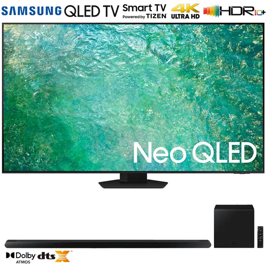Samsung QN65QN85CA 65 Inch Neo QLED 4K Smart TV (2023 Model) Bundle with Samsung HW-S800B 3.2.1ch Soundbar (Black) with Wireless Dolby Atmos DTS:X