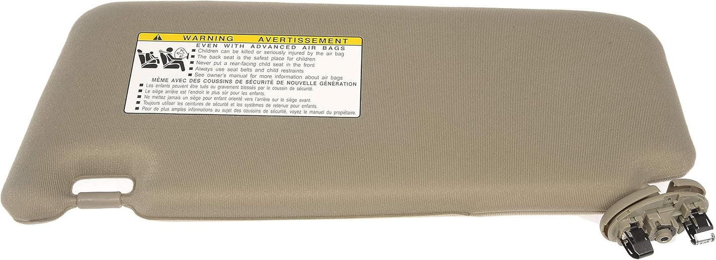 Dorman 74061 Passenger Side Sun Visor Compatible with Select Toyota Models, Beige