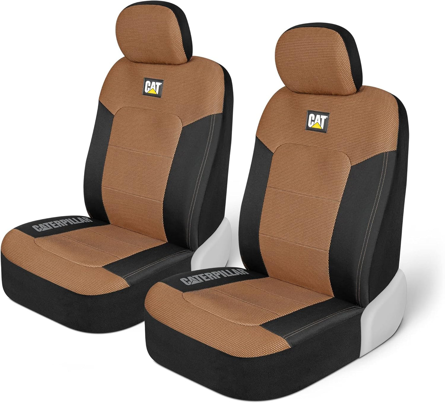 BDK Auto CASC-2284-BG: Cat 4Pc Mesh + Gabardine Seat Cover (Beige)