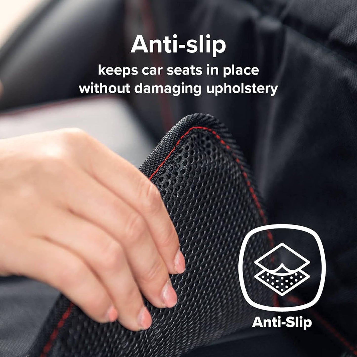 Diono Ultra Mat 2-Pack Complete Back Seat Upholstery Protection from Child Car Seats and Pets, Crash Tested, Premium Ultra Thick Padding, Durable, Water Resistant, Anti-Slip, 3 Mesh Storage Pockets