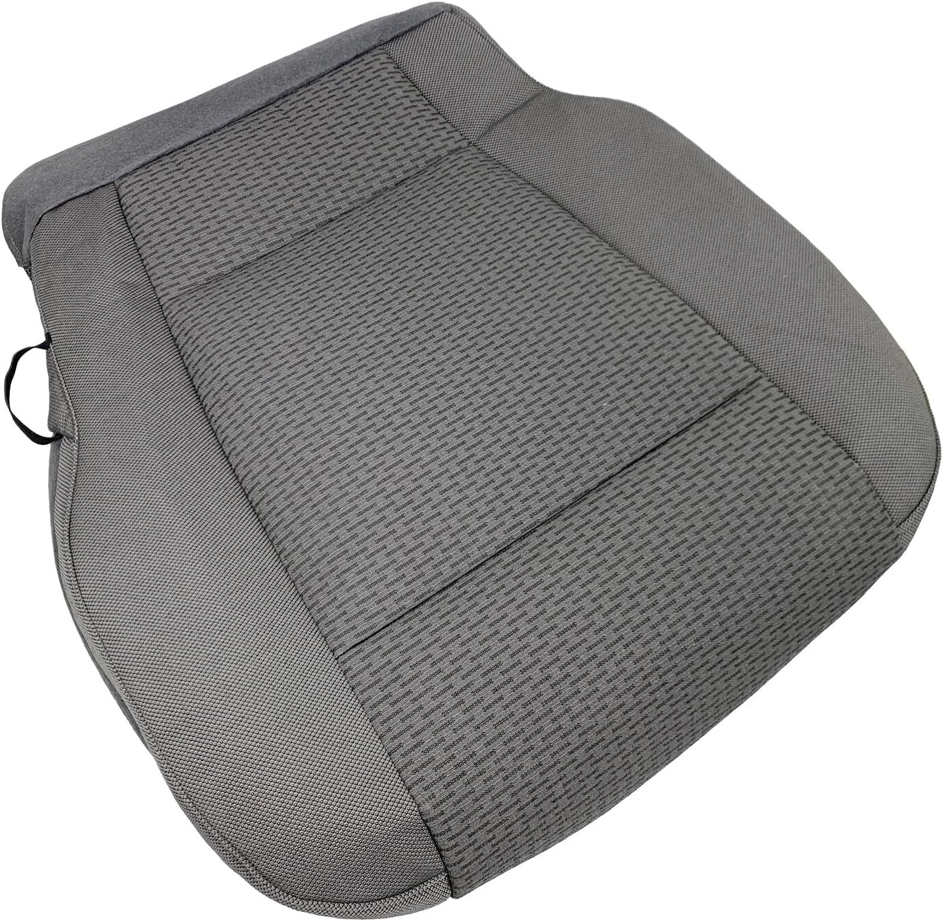 Driver Bottom Cloth Seat Cover Fits F150 2015 2016 2017 2018 2019 2020, XLT Super Duty Classic Cloth Seat Protector Cushions | Front | Washable | Durable | Breathable | Light Gray