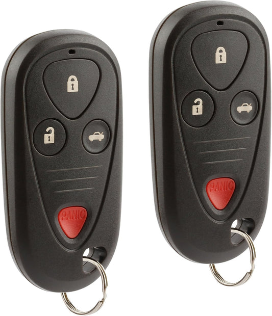Car Key Fob Keyless Entry Remote fits 2004-2006 Acura TL / 2004-2008 Acura TSX (OUCG8D-387H-A, 72147-SEC-A02), Set of 2