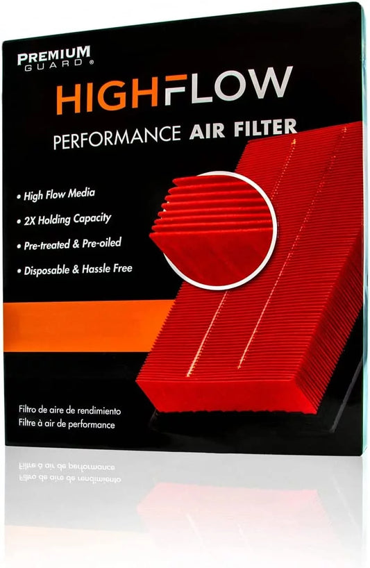 HIGHFLOW PA6280X, High Performance, Disposable Engine Air Filter | Fits 2014-20 Mazda CX-5, 2012-18 3, 2014-20 6, 2013-19 CX-5, 2012-18 3 Sport
