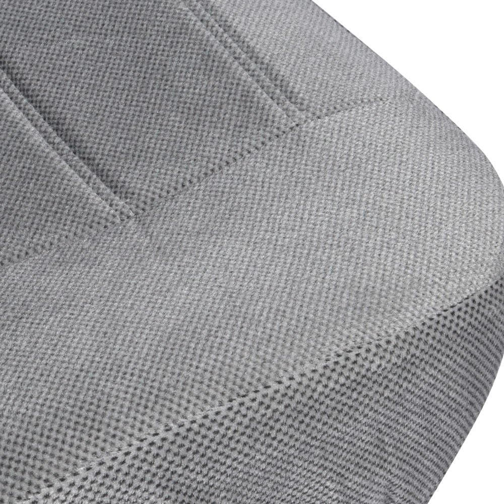 BDK SC1902 Gray Universal Fit 4-Piece Regal Fabric High Back Bucket Deluxe Front Car Seat Covers Grey
