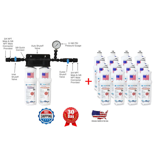 AFC Brand , Water Filter System , Model # AFC-2S-18S , Compatible with - 4 Filters - Made in U.S.A.