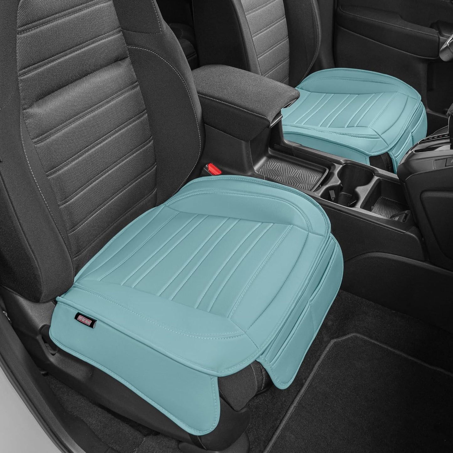 BDK Auto MTSC-421-CC: Motor Trend Pu Leather Seat Cushion/Charcoal