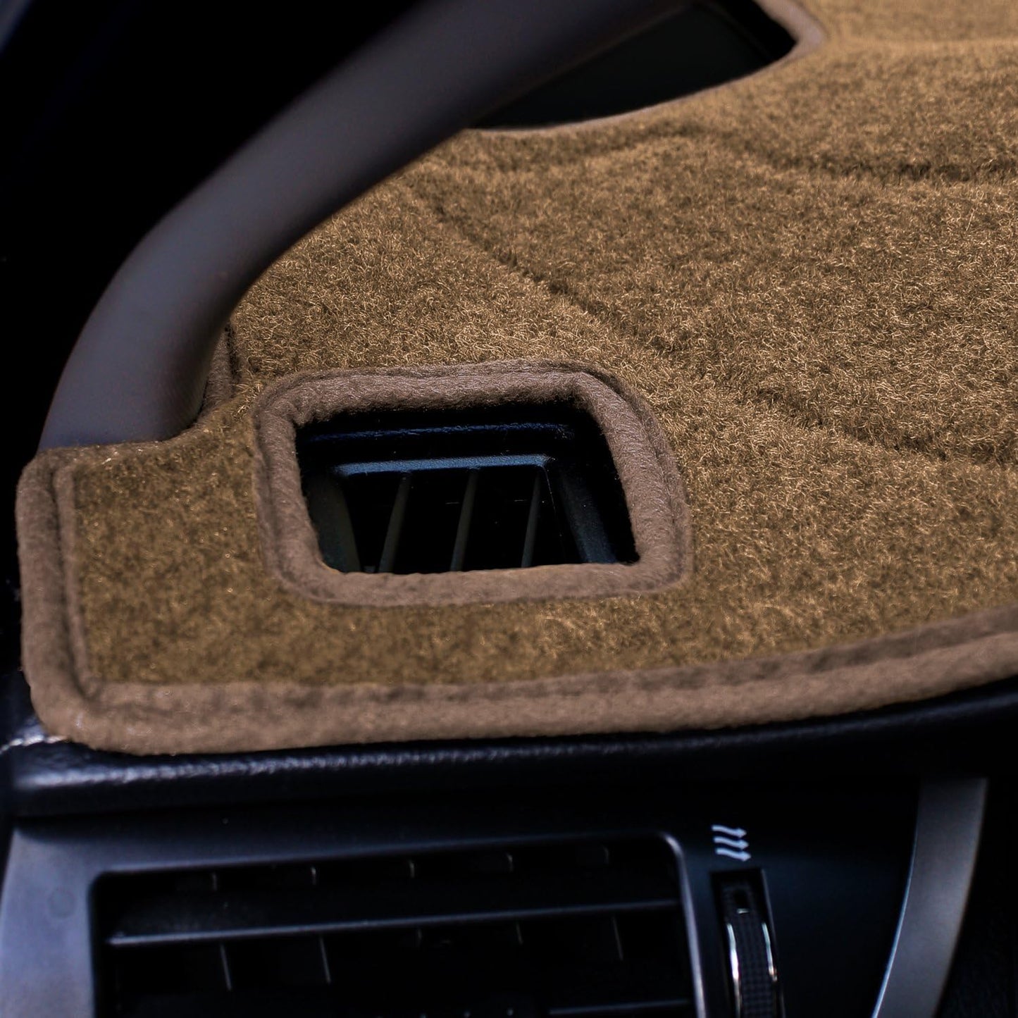 Coverking Custom Fit Dashcovers for Select Chevrolet S10 Blazer Models - Poly Carpet (Tan)