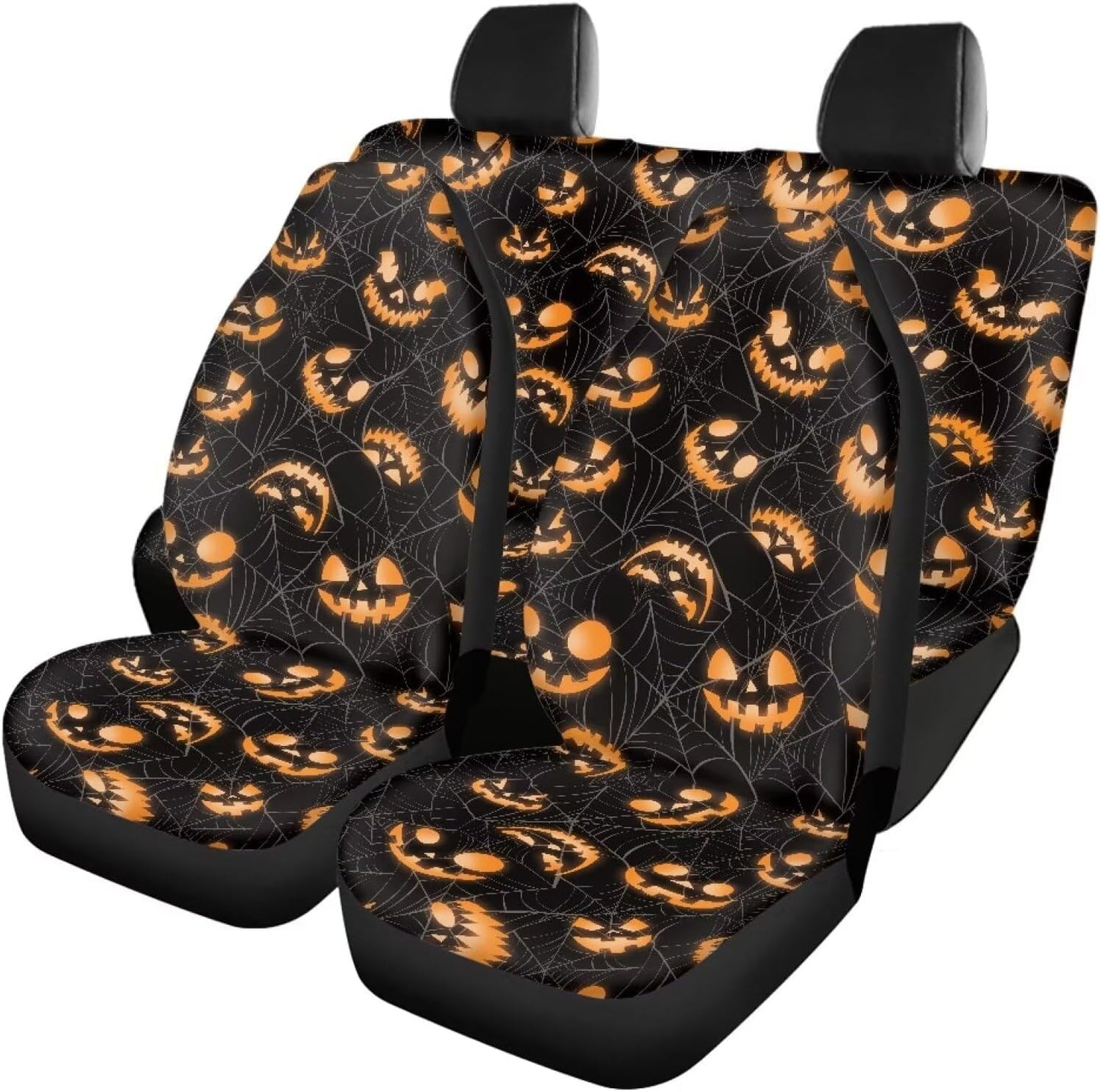 AFPANQZ Oriental Dragon Print Car Seat Covers Full Set for Back Seat Front Seats Universal Fit Most Cars SUVs Trucks Vans Comfortable Auto Seat Protection Full Set for Women Men Black Red