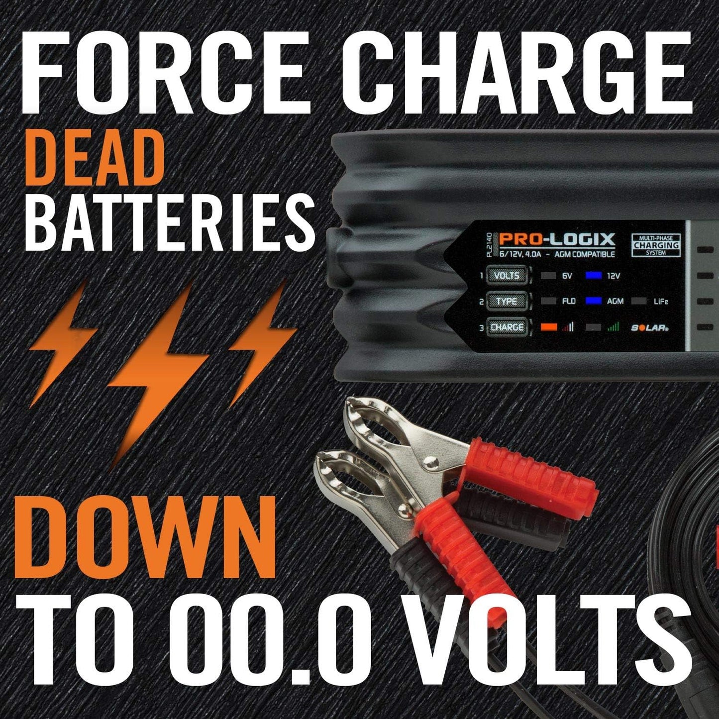 Clore Automotive SIPL2140 Intelligent Battery Charger & Maintaine, 4.0 Amp - 6 & 12V
