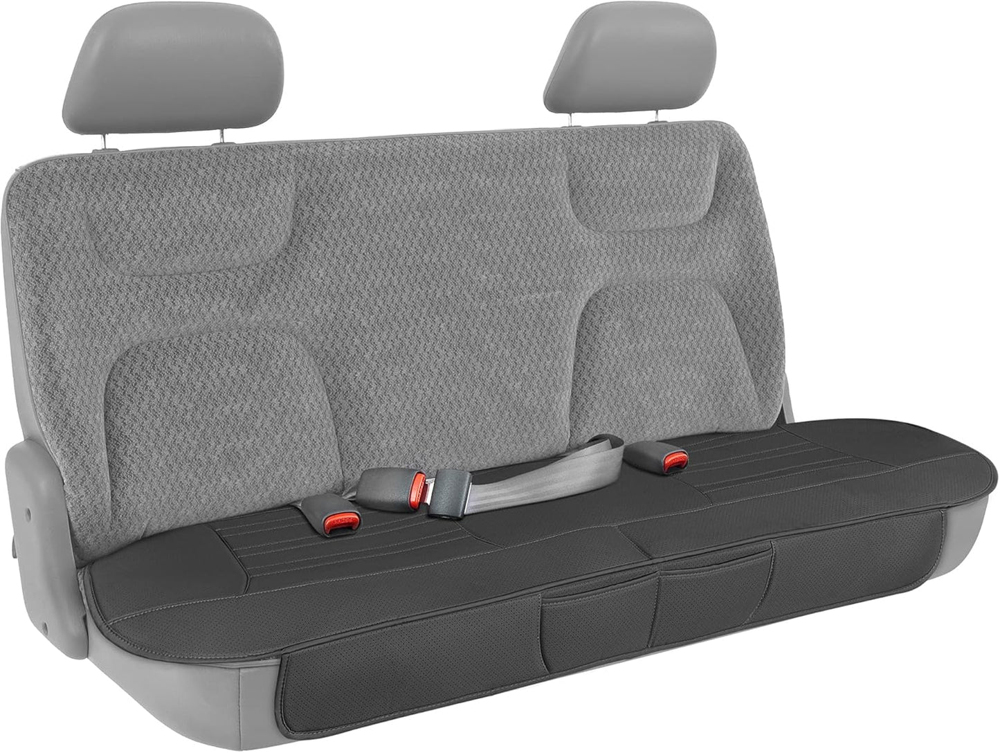 BDK Auto MTSC-421-CC: Motor Trend Pu Leather Seat Cushion/Charcoal