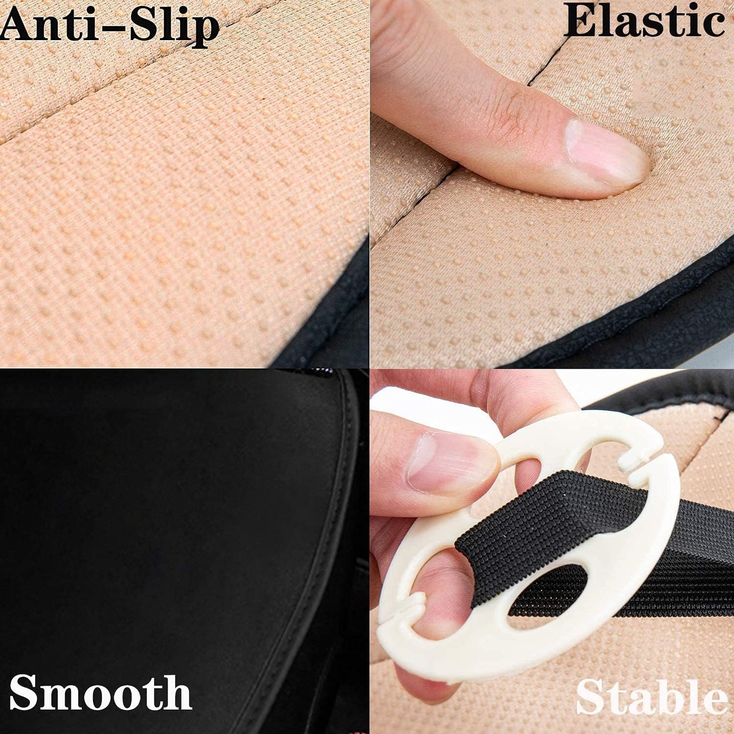 Dyshuai Bling Seat Covers for Women Girls Rhinestone Breathable Mesh Front Seat Covers Seat Protector Black Seat Covers with Shining Crystals Universal Fit 95% Cars-1Piece for 1 Front Seat(White)