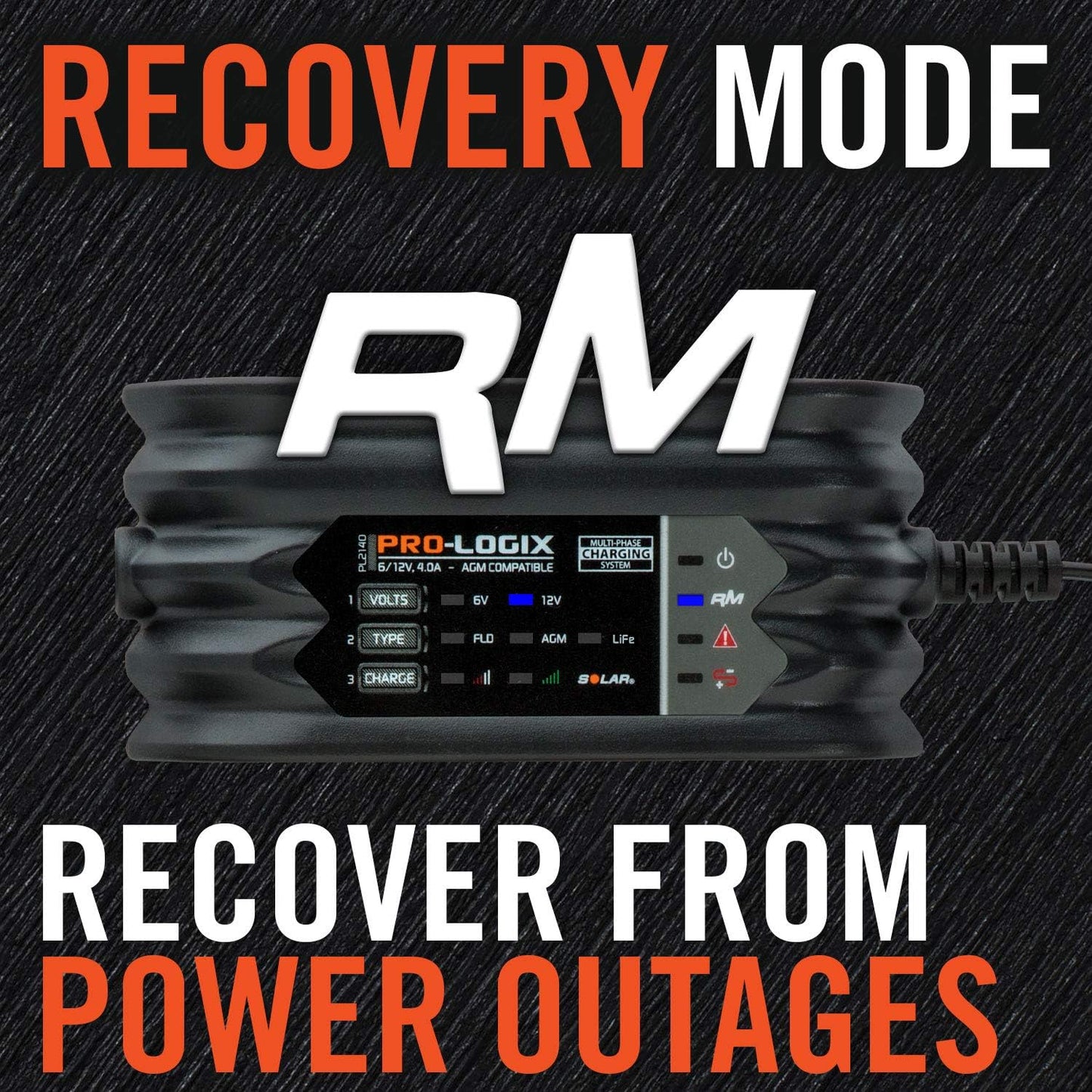 Clore Automotive SIPL2140 Intelligent Battery Charger & Maintaine, 4.0 Amp - 6 & 12V
