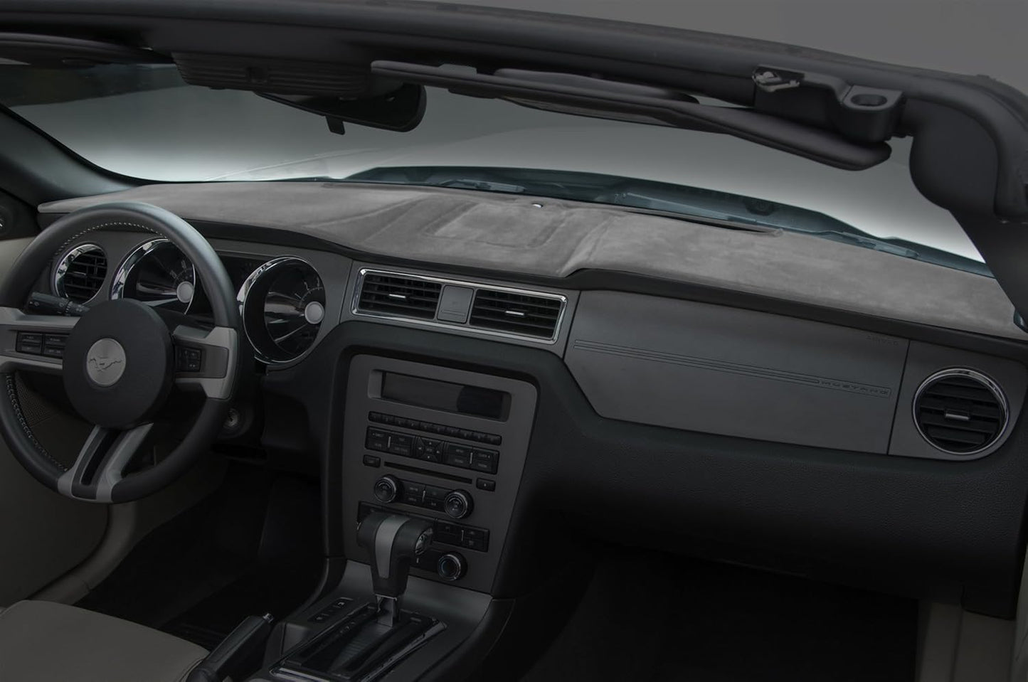 Coverking Custom Fit Dashboard Cover for Select Toyota Prius Models - Velour (Gray)