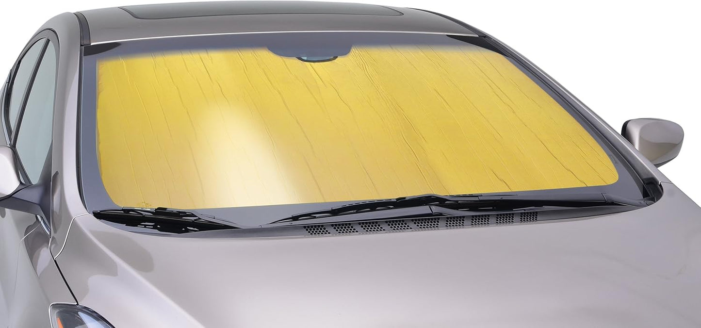 Intro-Tech SU-34-P Custom Fit Premium Folding Windshield Sunshade for Select Subaru Forester Models, Silver