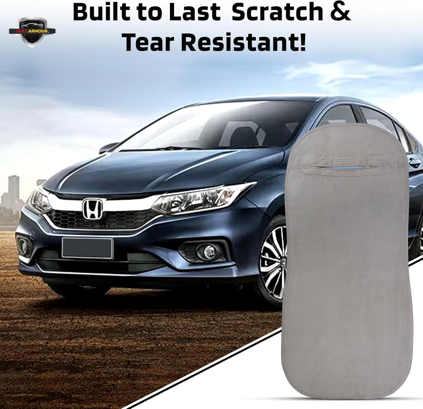 Seat Armour CST-GRE Grey Seat Cover