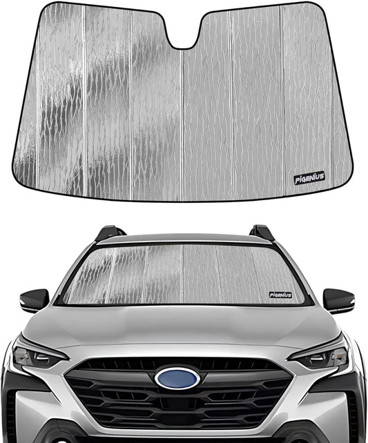 Pigenius Car Windshield Sun Shade for 2023-2024 Subaru Legacy/Outback, (Eyesight Das W/O Wa Mono Cam, Car Window Shades- Astraguard